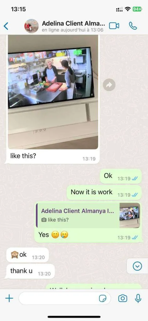 Øjeblikkelig levering af M3U playliste på WhatsApp